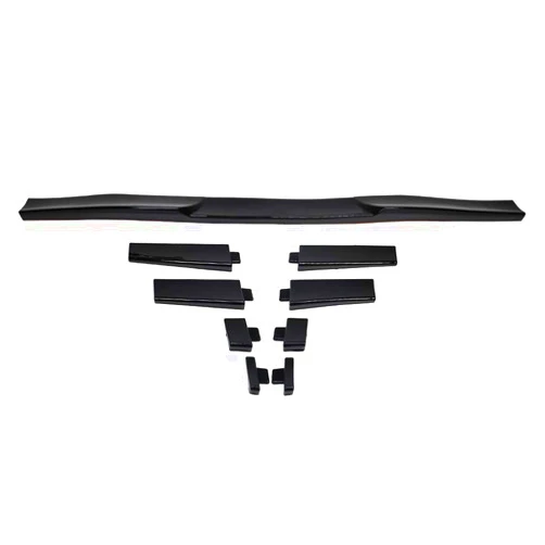 IKON MOTORSPORTS Roof Spoiler Universal Fitment, Adjustable Glossy Black Roof Spoiler Deck Lip Wing Boot Lid by IKON MOTORSPORTS