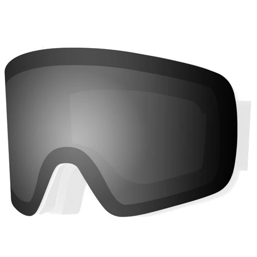 Retrospec Flume Ski & Snowboard Goggle Lenses for Men and Women, Cylindrical - Low-Profile OTG (Over The Glasses) Design and 100% UV Protection for Skiing and Snowboarding