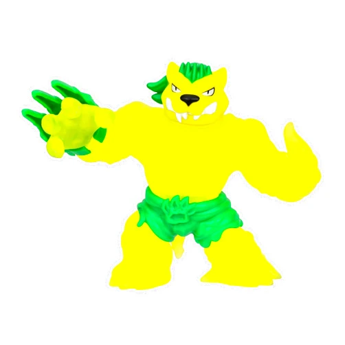 Heroes of Goo Jit Zu Meteor Madness, Stretchy Jagooar Action Figure, with Unique Stretchy Goo Filling & Meteor Battle Gauntlet, Sensory Toy That Stretch Up to 3X Its Size