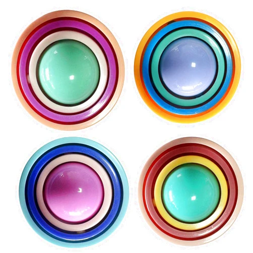 ZhildChen Fidget Toys Adults 4 Pack Sensory Toys Pack for Kids Finger Gyro Fidget Rotating Sliding Toy Gift for Boys Girls Teens ADHD Autism Stress Relief Finger Toys Random 4 Color