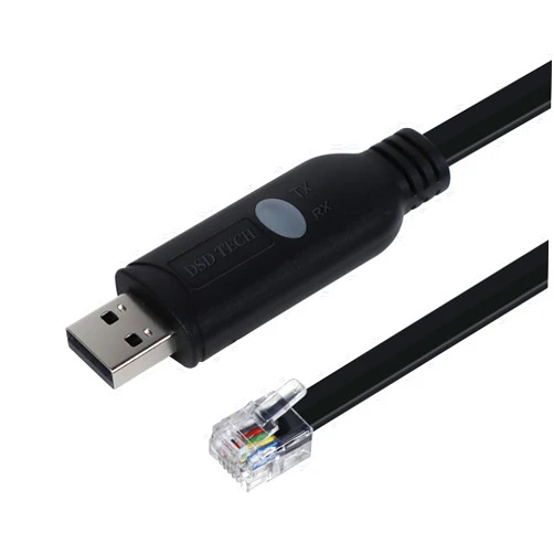 DSD TECH SH-RJ12S USB to RJ12 RS485 6P6C Serial Converter Cable with FTDI FT232RNL Chip
