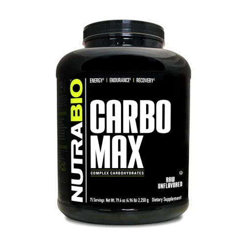 NutraBio CarboMax Maltodextrin Powder - Carbohydrate Powder for Sustained Energy - Calorie Rich for Muscle and Weight Gain - Unflavored - 5 Pounds, 75 Servings