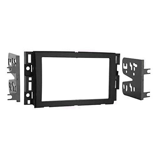 Carxtc Double Din Install Car Stereo Dash Kit for a Aftermarket Radio Fits 2007-2013 GMC Sierra Trim Bezel is Black