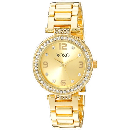 Accutime XOXO Women's Quartz Metal and Alloy Watch, Color:Gold-Toned (Model: XO5930)