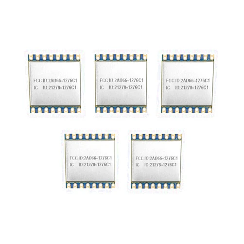 Lubeby Smart LoRa Ultra Long Range Transceiver, Compatible with RFM95W Wireless Transceiver Module 915MHz SPI Port SX1276 LoRa Module LoRa1276-C1 (2 PCS)