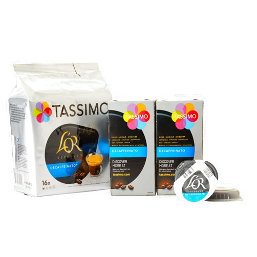 Tassimo Carte Noire Lor Espresso Decaffeinated Coffee Discs 16 Servings