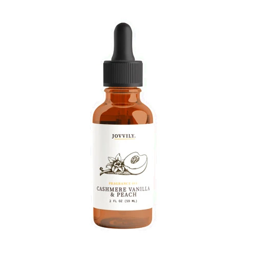 Jovvily Cashmere Vanilla & Peach Fragrance Oil - 2 fl oz DIY, Soaps