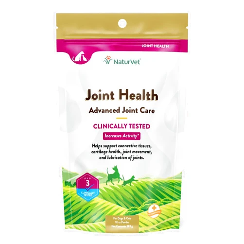 NaturVet Advanced Care Joint Health Care Soft Chew Supplement for Dogs and Cats, Clinically Tested, Lubricates Joints, Maintains Cartilage, Maintains Joint Flexibility, Made by NaturVet