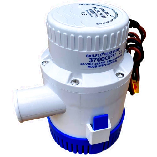 SAILFLO High-Performance 3700 GPH 12V Bilge Pump with 1-1/2