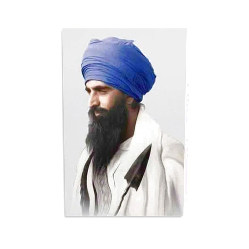 SHENSHUA Sant Jarnail Singh Bhindranwale Posters Artworks Wall Art Picture Painting Poster Canvas Print Posters Artworks Bedroom Living Room Decor 08x12inch(20x30cm), Unframe-style