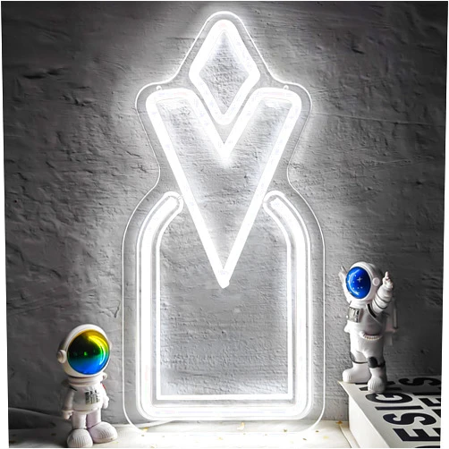 Vveikea Quest Marker Neon Sign Game Led Sign Game Neon Lights Adjustable Gamer Neon Light Sign Gaming Room Light Up Signs for Wall Decor for Boy Man Gifts