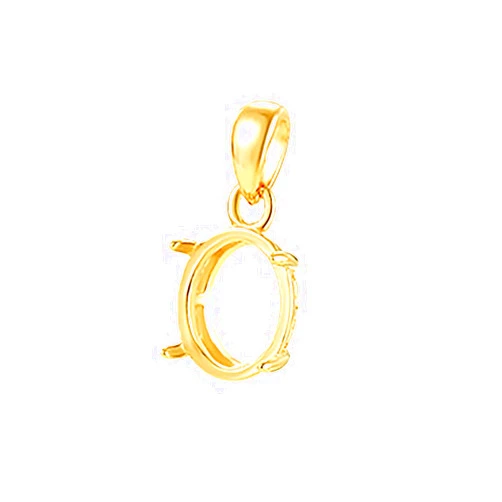 Sorcozn 925 Sterling Silver Blank Bezel Pendant Trays Setting Oval Cabochon Base Pendant Charm for DIY Jewelry Findings Making Accessories