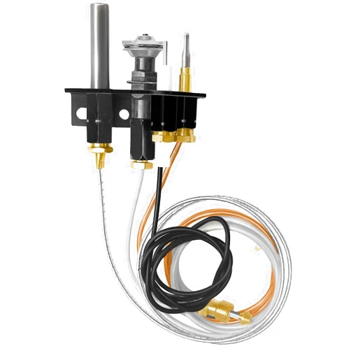 Behonor 69L17 Pilot Assembly Natural Gas NG Replacement Parts 69L1701 J4117 904405 108084-02 Compatible with Lennox, Ihp, Serefina, Superior, Astria, Merit Direct Vent Natural Gas Fireplaces with Flame Sensor