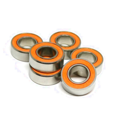 Generic JEEFUSE 10pcs S687C 2OS 7x14x5mm Stainless Steel Hybrid Ceramic Bearing S687 SMR687 SMR147 SMR147C RS 2RS Fishing Reels Bearing(S687C-2OS 7x14x5mm)