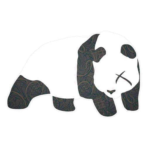 EMC Graphics Enjoi X Signori Mehndi Panda Vinyl Waterproof Sticker Decal Car Laptop Wall Window Bumper Sticker 5