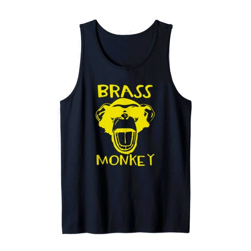 Trending Threads Apparel Co. Brass Monkey - Funny Music Tank Top