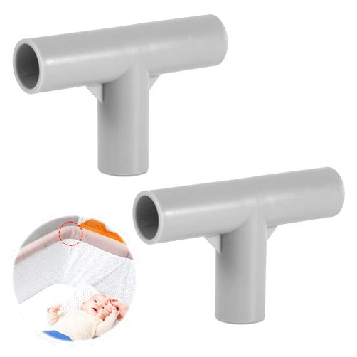 PEUTIER 2pcs Baby Playpen Parts t-Shaped Joints, 0.75 Inch Inner Diameter Baby Playpen Replacement Connectors Playpen Replacement Parts Baby Playpen Accessories for Baby Play Yard