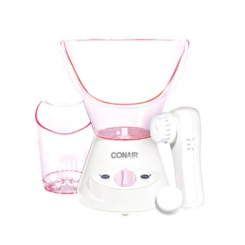 Conair True Glow by Conair Gentle Mist Moisturizing Facial Steamer with Cleansing Brush