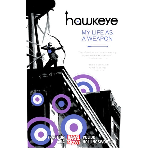 By Matt Fraction (Author), David Aja (Illustrator, Cover Art), Javier Pulido (Illustrator) & 0 more Hawkeye, Vol. 1: My Life as a Weapon (Marvel NOW!)
