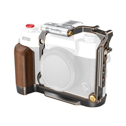 SmallRig Retro Cage for FUJIFILM X-T50, Aluminum Alloy Full Cage, with Quick Release Plate for Arca-Swiss and Cold Shoe Mount for Microphone and Light, with 1/4