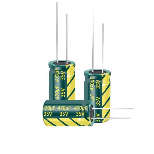Cermant 20pcs 35v 470UF Capacitor 10x16mm(0.39x0.63in) High Frequency Aluminum Electrolytic Capacitors for TV, LCD Monitor, Game