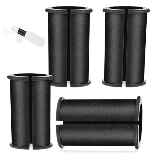 Boao 4 Pcs Microphone Shock Mount Rubber Spacer Tube Microphone Sleeve Washer Compatible with Sony Camcorder Rode NTG Shotgun Microphone Fx3 Mic Shock Mount Microphone Sleeve