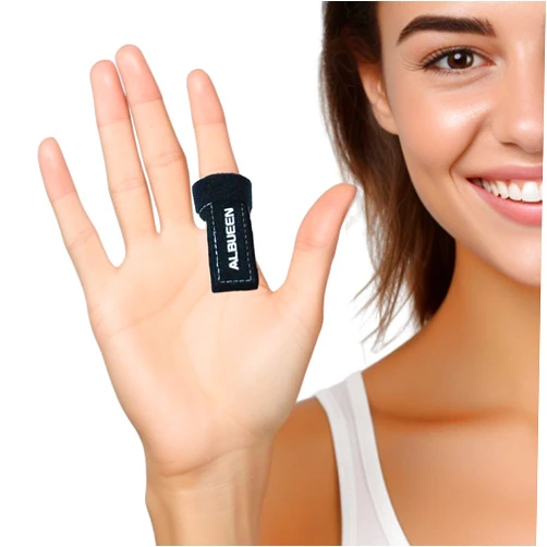 ALBUEEN Finger Splint, Finger Brace, Support Brace for Middle, Ring, Index, Thumb and Pinky, Finger Knuckle Immobilization, Broken Fingers Straightening, Arthritis Relief, Trigger Finger Splint For Middle Finger, Adjustable Support, Tendonitis, Pain Relief, Locked and Stenosing Tenosynovitis Hands, Built In Aluminum, Pinky Finger Splint, Trigger Finger Splint, Arthritis Hand Splints, Pinky Brace, Trigger Finger Splint Pinky