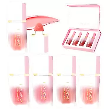 Tcllka Liquid Blush Cheek Lightweight Velvet Matte Stick Mini Blush Color Long Lasting Lightweight Natural Blush Portable Blush Liquid Soft Cream Waterproof Natural Glossy Liquid Blush Preppy Breathable