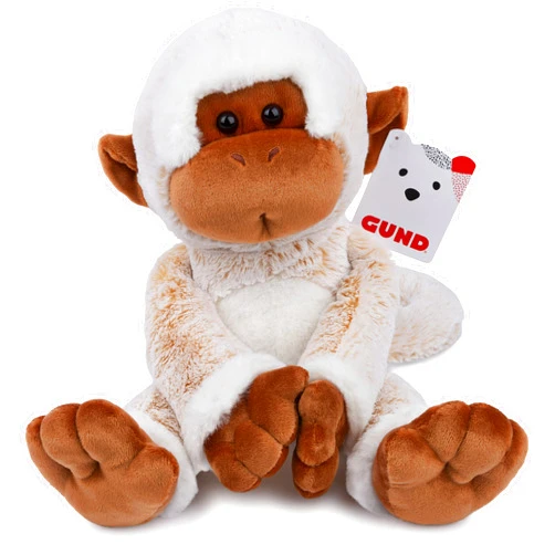 GUND Tilly The Monkey Plush, Premium Stuffed Animal for Ages 1 and Up, Cream/Brown, 15”