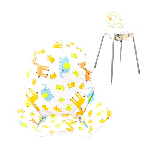 twoworld High Chair Cushion for IKEA Antilop Highchair, Baby High Chair Seat Cover Liner Mat Pad Cushion for IKEA Antilop High Chair (Animal Pattern)
