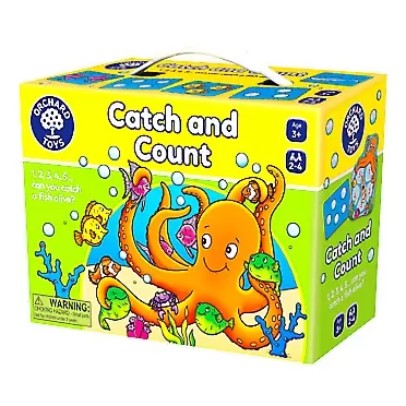 ORCHARD TOYS Catch and Count Game, Fun and Educational Counting Game, Encourages Number and Observation Skills, Perfect for Home Learning, for Ages 3 and Up