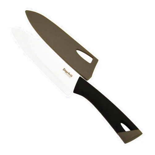 Starfrit Ceramic Blade Chef Knife, 6-Inch,Black