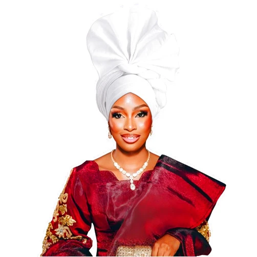 ASO OKE Fashionable Nigerian headwear,floral decoration,Urban hat,monochrome elastic pleated women's hat