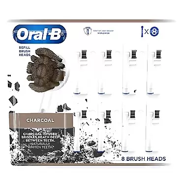 Oral-B Charcoal Refill Brush Heads (8-Pack)