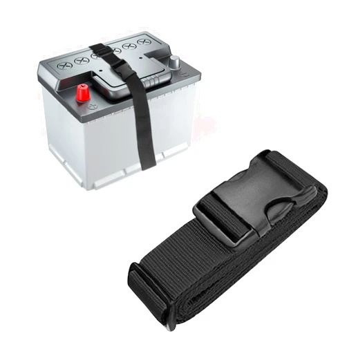 Bestmoy 39 Inch Car Battery Tie Down Strap, Adjustable Buckle Strap for Auto Battery Box, Car Trailer Boat Battery Hold Down, Quick Release Battery Retaining Strap (1PCS)