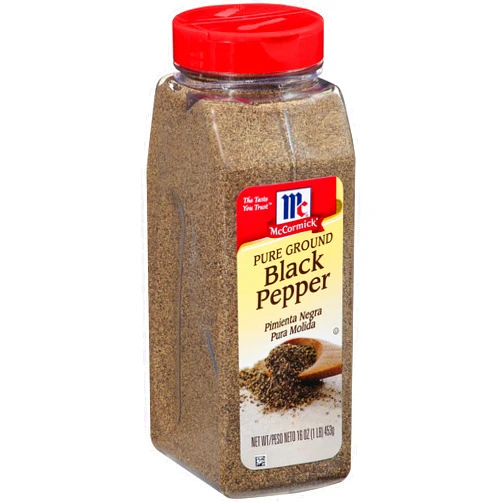 McCormick Pure Ground Black Pepper, 16 oz