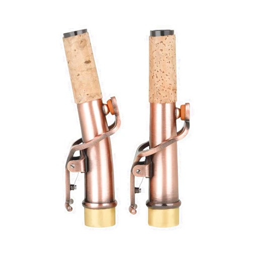SZYDD Saxophone Accessories Saxophone Neck Set with Curved Neck and Straight Neck Kits for Soprano Saxophone Pack of 2 Pieces