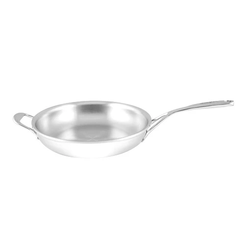 Demeyere Atlantis Proline 11-inch Stainless Steel Fry Pan with Helper Handle
