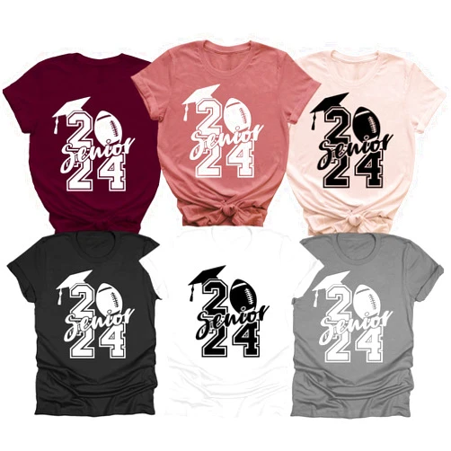 Generic Class of 2024 Senior Baseball Graduation Shirts, Proud Family of A Senior Graduate Shirt, Baseball Senior Night T-Shirt