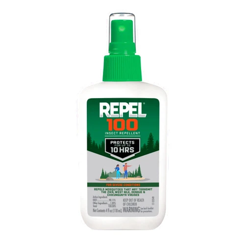 Repel 100 Insect Repellent, Pump Spray, 4-Fluid Ounces, 10-Hour Protection