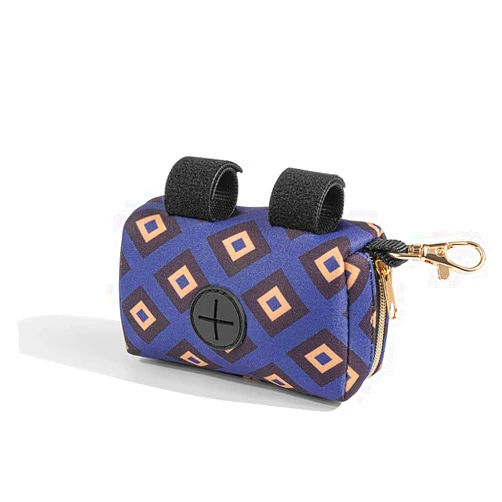 A4DOG Dog Waste Bag Dispenser Dog Bag holder Zippered Pouch Portable Dog Poop Bag Holder Leash Attachment Lightweight Fabric Bags Modern Design