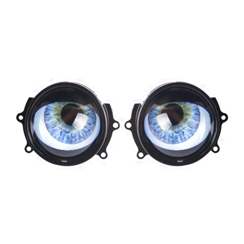 Xiaoze 8 modes of dynamic demon eye car lights, LED decorative lens headlights, modified ninth car eagle eye lights
