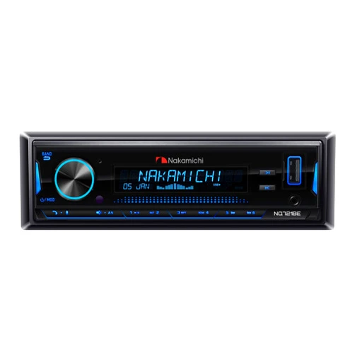 Nakamichi NQ721BE Single-Din in-Dash Mechless Digital Media Receiver with Bluetooth