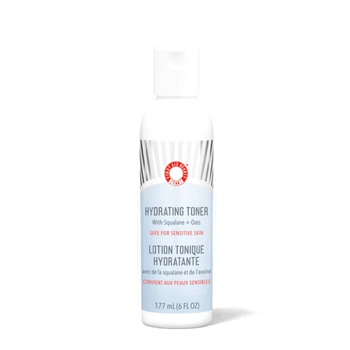 First Aid Beauty - Hydrating Toner with Squalane and Oats, Natural Wild Oat Skin Calming Toner, Helps Reduce Lines & Wrinkles, Safe for Sensitive Skin, Alcohol-Free Balanced Hydration, 6 oz