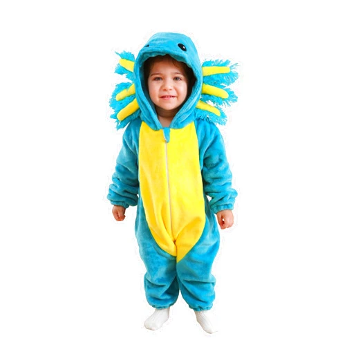 CuteOn Axolotl Toddler Halloween Costume Onesie Cosplay Romper Christmas Infants Baby Costume 3Months-4Years