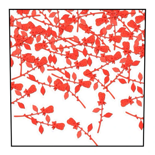 Beistle 0.5 Ounces Red Rose Confetti for Valentine's Day Decorations, Wedding Party Supplies