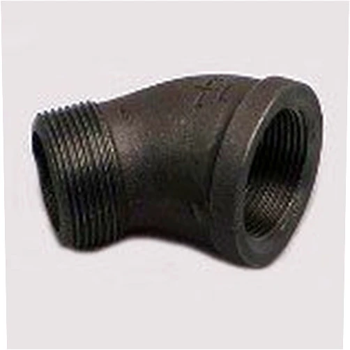 B & K/Mueller Inds(Import) Black Pipe Fitting, Street Elbow, 45-Degree, 1-1/4-In.