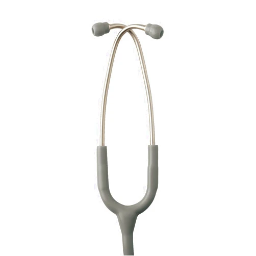 Medline Elite Adult Stainless Steel Stethoscope, Gray, High Acoustic Sensitivity