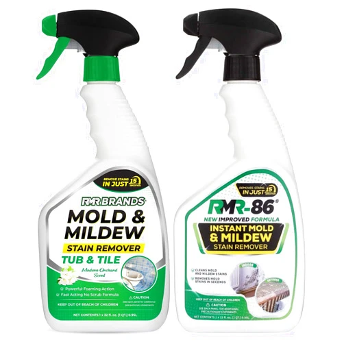RMR Brands RMR-86 Instant Mold and Mildew Stain Remover and RMR - Tub and Tile Cleaner, Mold & Mildew Stain Remover Bundle