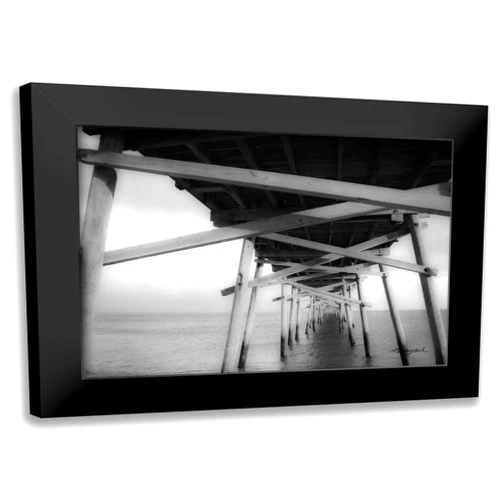 ArtDirect - Hausenflock, Alan 18x13 Black Modern Framed Art Print Titled: Pier